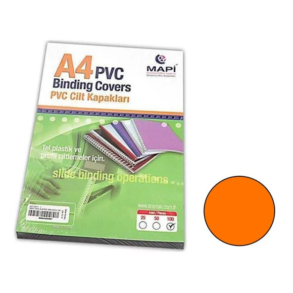 MAPI CILT KAPAGI PVC A4 160 MIC SEFFAF TRNCU 100LU