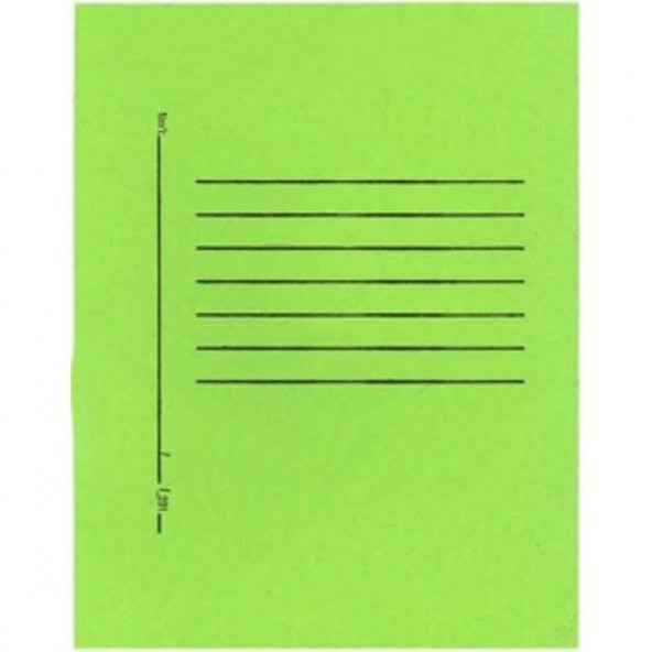 ALEMDAR LUX KARTON DOSYA TAM KAPAK YESIL 25 LI - 2