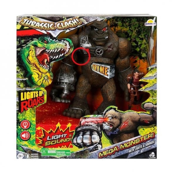 Goril Oyun Set Figürlü Sesli Işıklı - 37079