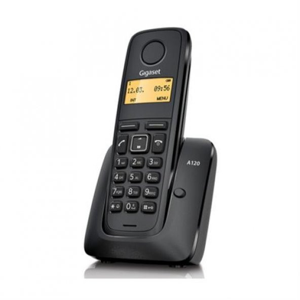 Gigaset A120 Siyah 50 Rehber Işıklı Ekran Dect Telefon