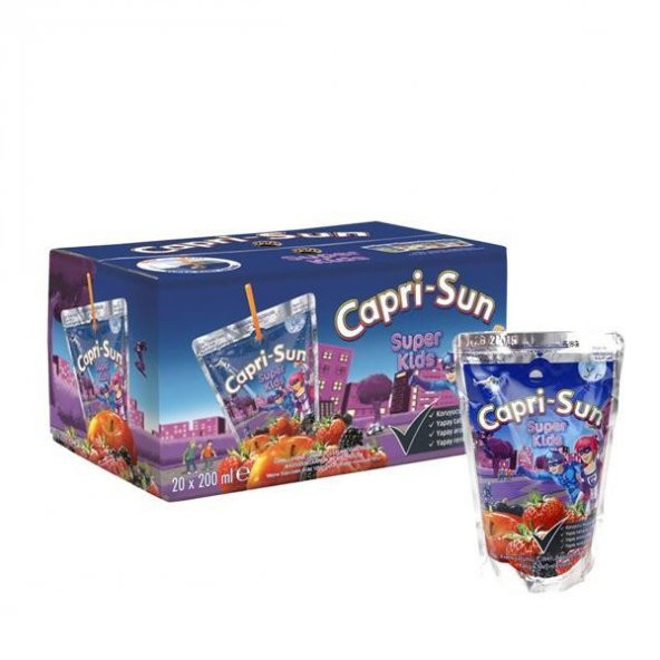 CapriSun Süper Kids Meyve Suyu 200 Ml (20 Adet)