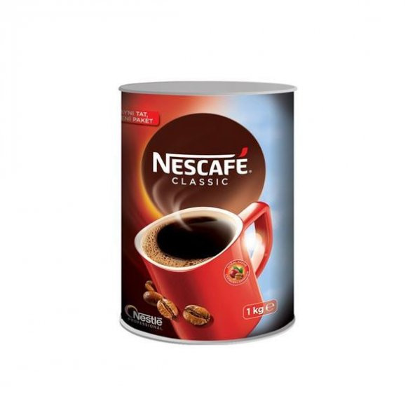 Nescafe Klasik Classic Kahve Teneke 1 Kg
