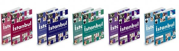 Istanbul Komple Set Tum Seviyeler Turkish Language Complete Set, Istanbul Course Books Pack: 5 Books, Beginner to Advanced Levels: A1,A2,B1,B2,C1 &C1+