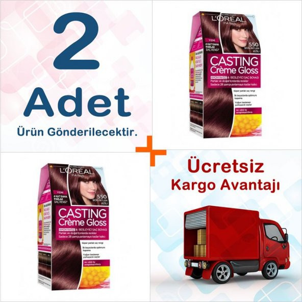 LOR.CASTING CREME GLOSS 550 BÖĞÜRTLEN KIZILI