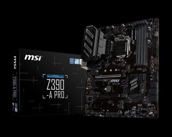 MSI Intel Z390-A Pro 1151 DDR4 4400MHz VGA,DP Anakart MSIZ390APRO - 1
