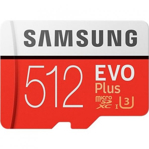 Samsung EVO Plus 512GB 100 MB/s microSDXC Kart (SD Adaptör) MB-MC512GA/EU