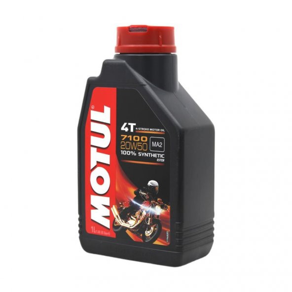 Motul 7100 4T 20W-50 1 Lt 4 Zamanlı Motosiklet Motor Yağı (2 Adet) - Resim 3