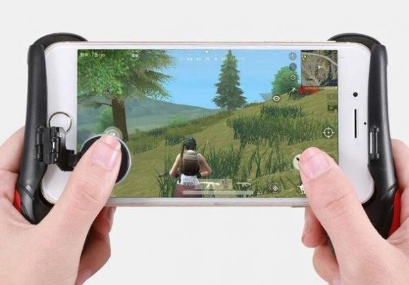 GamePad Pubg Uyumlu Telefon Joystick Tutucu Oyun Adaptörü Konsolu - 6