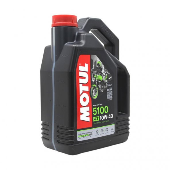 Motul 5100 10W-40 4T 4 Lt 4 Zamanlı Motosiklet Motor Yağı (4 Adet) - 2