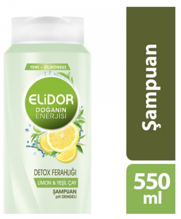Elidor Detox Limon Şampuan Serisi 550 ml
