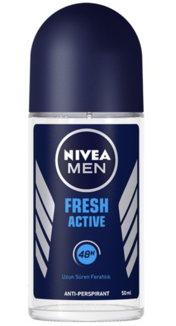 Nivea Fresh Active Roll-On Deodorant 50Ml Erkek
