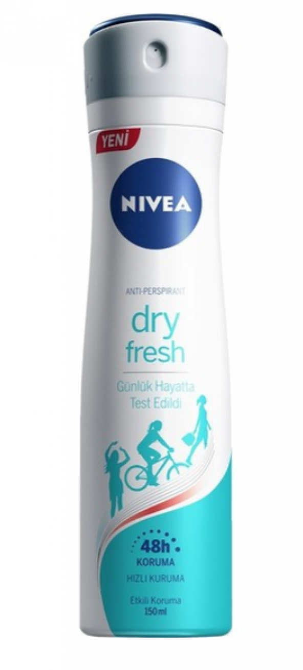 Nivea Dry Fresh Kadın Sprey Deodorant 150 Ml