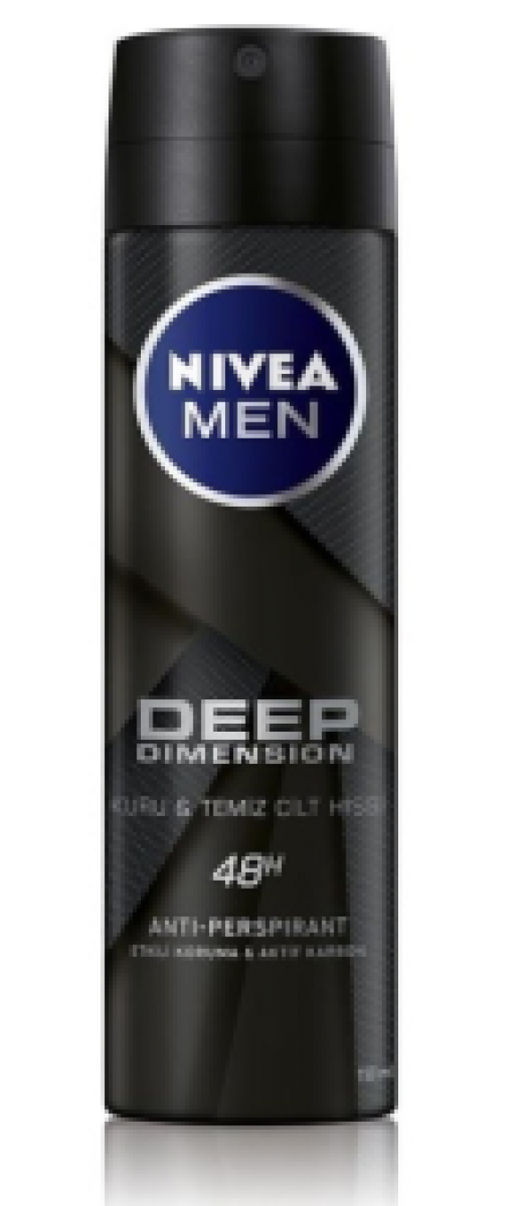 Nivea Men Deep Dimension Sprey Deodorant Erkek 150 ml