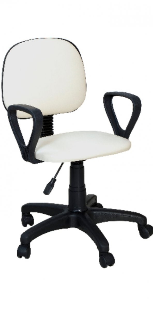 Sekreter Koltuğu Ofis Sandalyesi Bilgisayar Koltuğu Beyaz