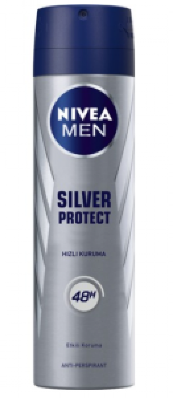 Nivea Silver Protect Sprey Deodorant 150Ml Erkek