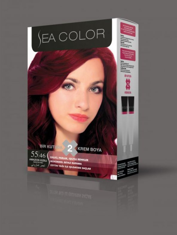 SEA COLOR 2Lİ KREM SAÇ BOYASI TÜM RENKLER - 5
