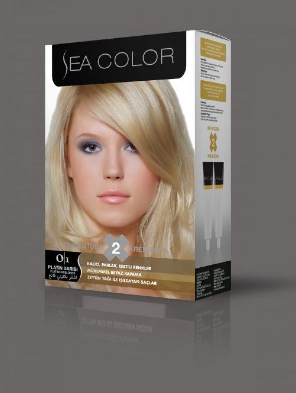 SEA COLOR 2Lİ KREM SAÇ BOYASI TÜM RENKLER - 1