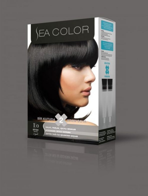 SEA COLOR 2Lİ KREM SAÇ BOYASI TÜM RENKLER - 2