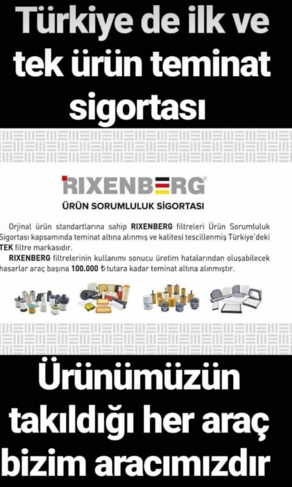 HYUNDAİ ACCENT YUMURTA KASA BENZİNLİ  Yağ Filtresi 94-2000 Rixenb - 4