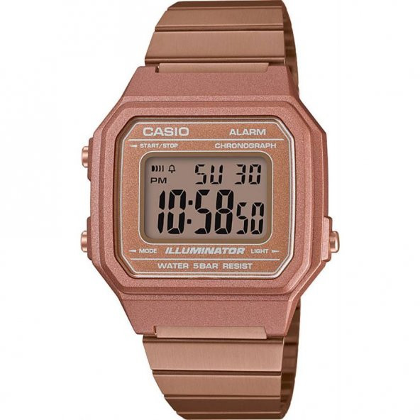 Casio B650wc-5adf Retro Rose Gold Dijital Kol Saati - 1
