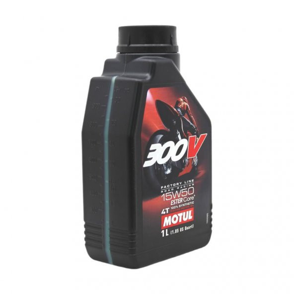 Motul 300V FL 15W-50 4T 1 Lt 4 Zamanlı Motosiklet Motor Yağı (6 Adet) - Resim 2