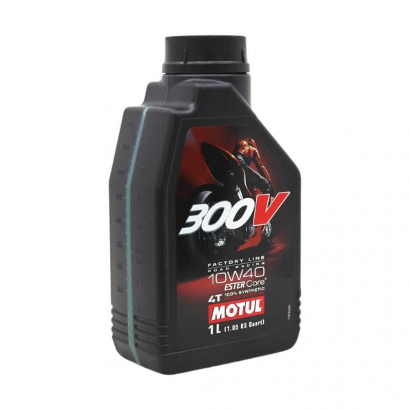 Motul 300V FL 10W-40 4T 1 Lt 4 Zamanlı Motosiklet Motor Yağı (4 Adet) - Resim 2