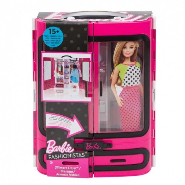 Barbie nin Pembe Gardrobu Mattel Lisanslı