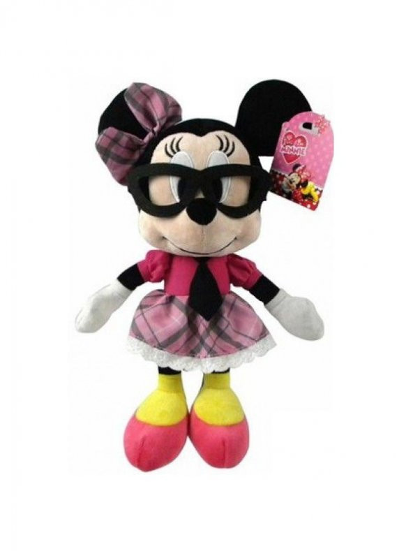 Minnie Gözlüklü Peluş 60 Cm I Love Disney Lisanslı