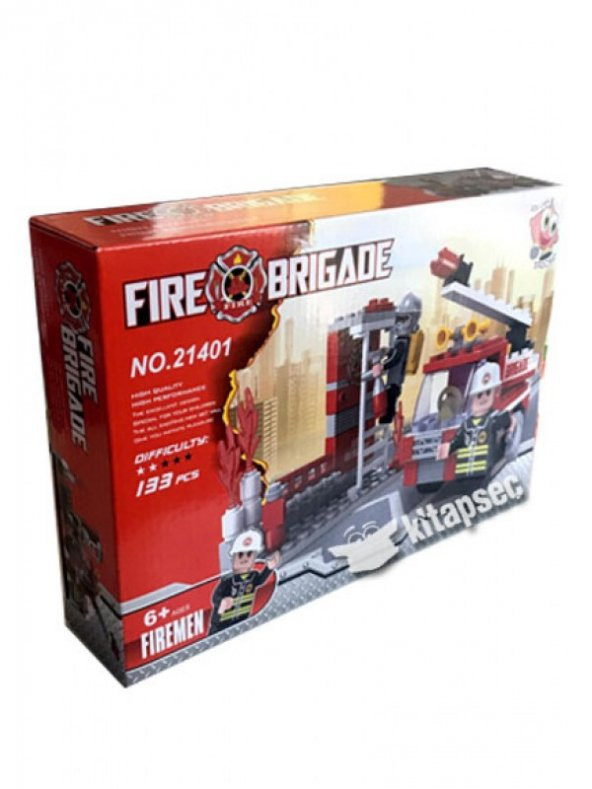 Lego Fire Brigade 133 Parça İtfaiye Seti