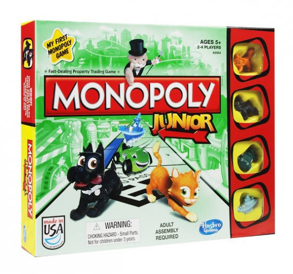 Monopoly Junior Hasbro Orjinal