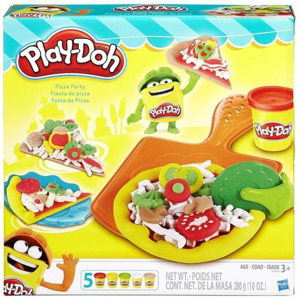 Playdoh Yaratıcı Mutfağım Pizza Partisi Hasbro Lisanslı