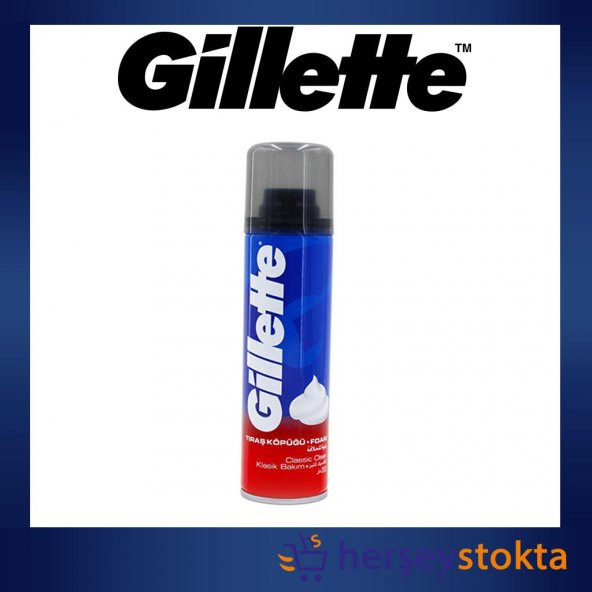 Gillette Klasik Bakım Tıraş Köpüğü 200 ml