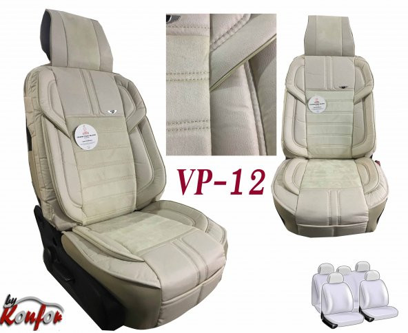OTO KOLTUK KILIFI ÖN ARKA VİP DERİ KUMAŞ MİNDER SETİ 11 RENK - 8
