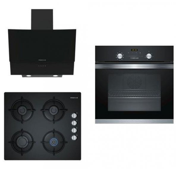 PROFİLO BLACK STAR SİYAH ANKASTRE SET - 1