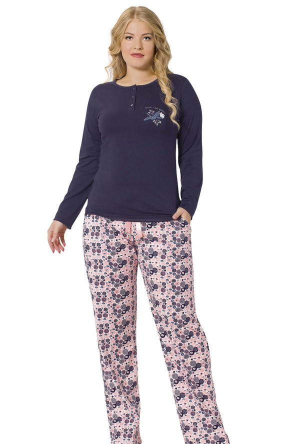Özkan 24733 Kadın Battal Modal Pijama Takımı