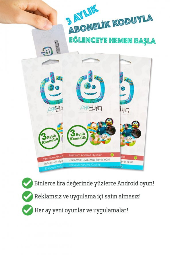 AppButiq 3 Aylık Abonelik Paketi