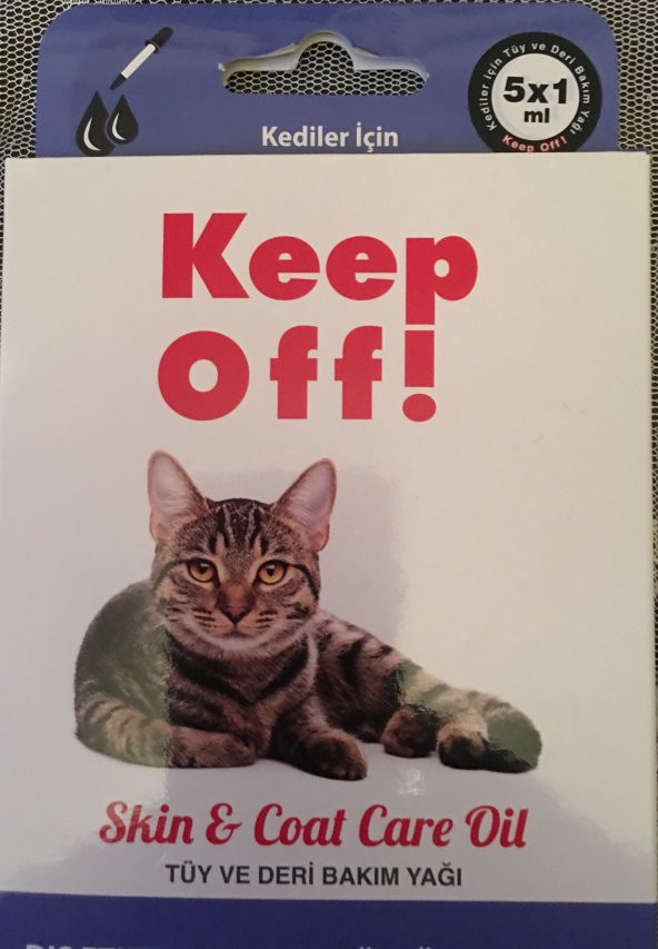Keep Off Kedi İçin Bio Spot On Pire Damlası 5 Pipet