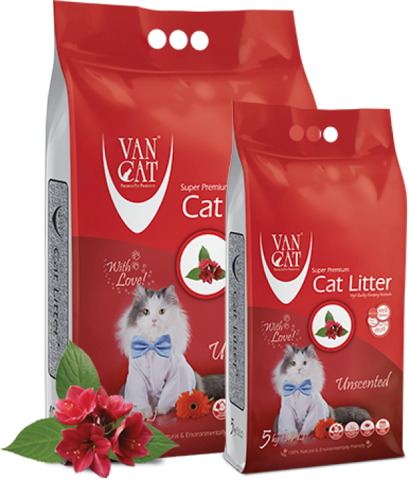 VanCat W225 Parfümsüz Bentonit Kedi Kumu 10 Kg * 2 Adet