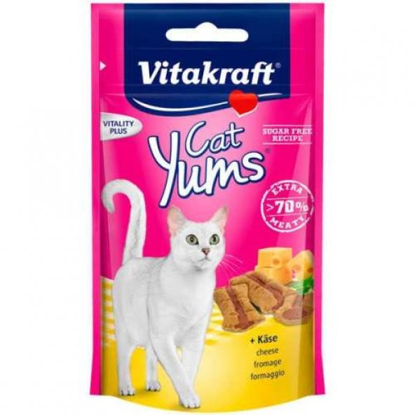 Vitakraft Cat Yums Cheese Peynirli Kedi Ödülü 40 Gr