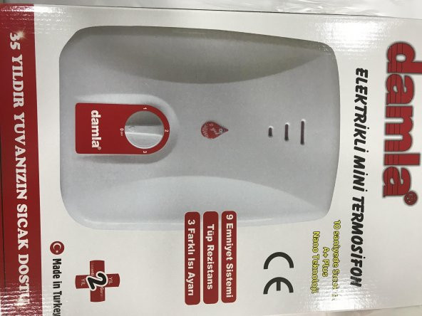 Damla Mini Elektrikli Termosifon ( Şebekeye Bağlanır !!! )