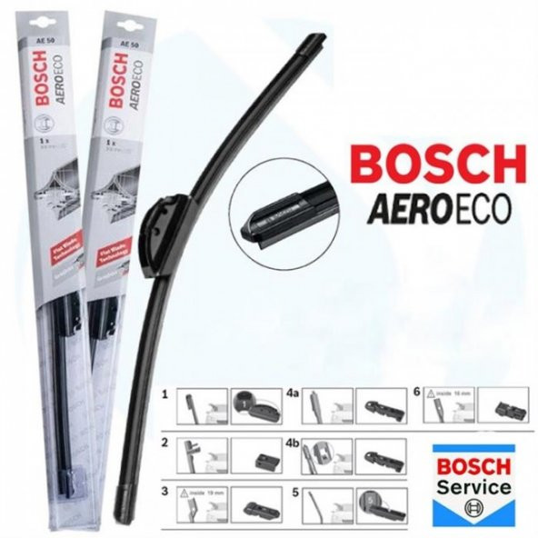 Bosch AeroEco Üniversal 6 Aparatlı Muz Silecek