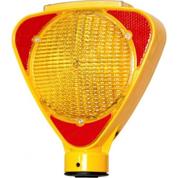 ADR Seti İçin Evelux 11811 FL S Solar Flaşörlü Uyarı Lambası Sarı