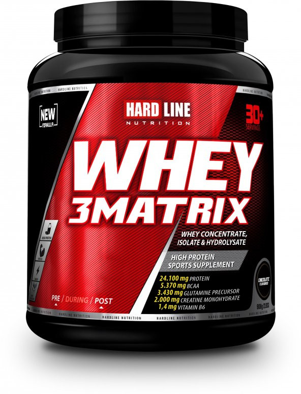 Hardline Whey 3 Matrix Protein Tozu 908 Gr
