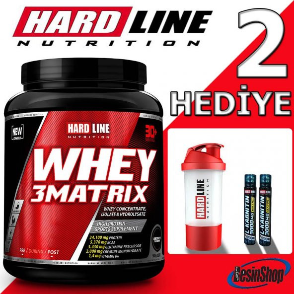 Hardline Whey 3 Matrix Protein Tozu 908 Gr - Resim 2