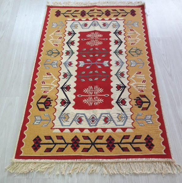 Geleneksel Çift Taraflı Kilim 120x180 cm ( 2,16 m2) - Bozkır - 2