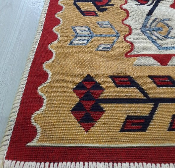 Geleneksel Çift Taraflı Kilim 120x180 cm ( 2,16 m2) - Bozkır - 3