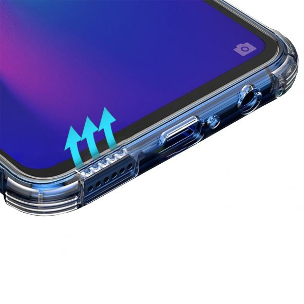 Samsung Galaxy S10 Kılıf Köşe Korumalı Şeffaf Silikon Kapak - 4