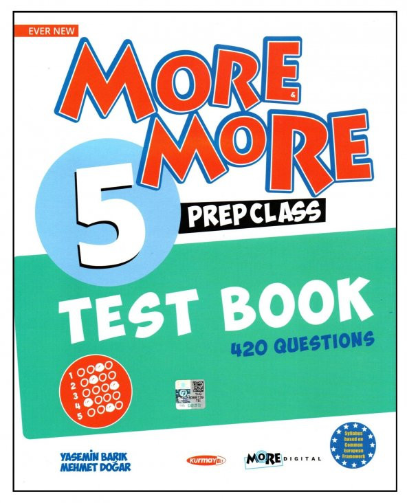 Kurmay ELT More and More 5. sınıf Power Prep Class Test Book