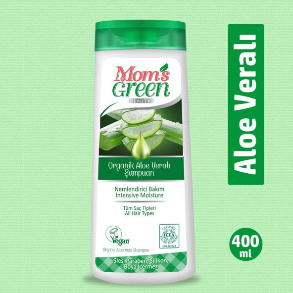 Mom’s Green Organik Aloe Veralı Şampuan - 400 ml
