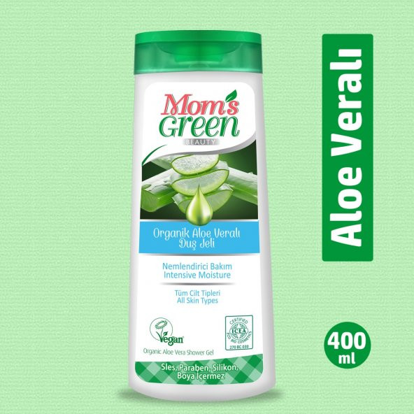 Mom’s Green Organik Aloeveralı Duş Jeli - 400 ml